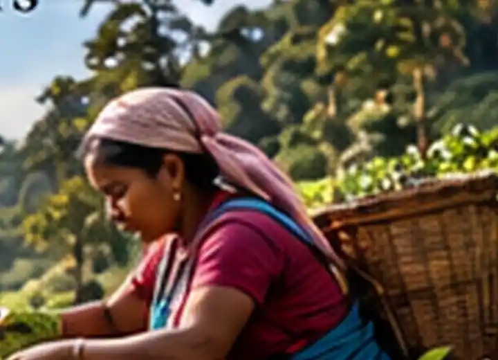 Tea origin landscape